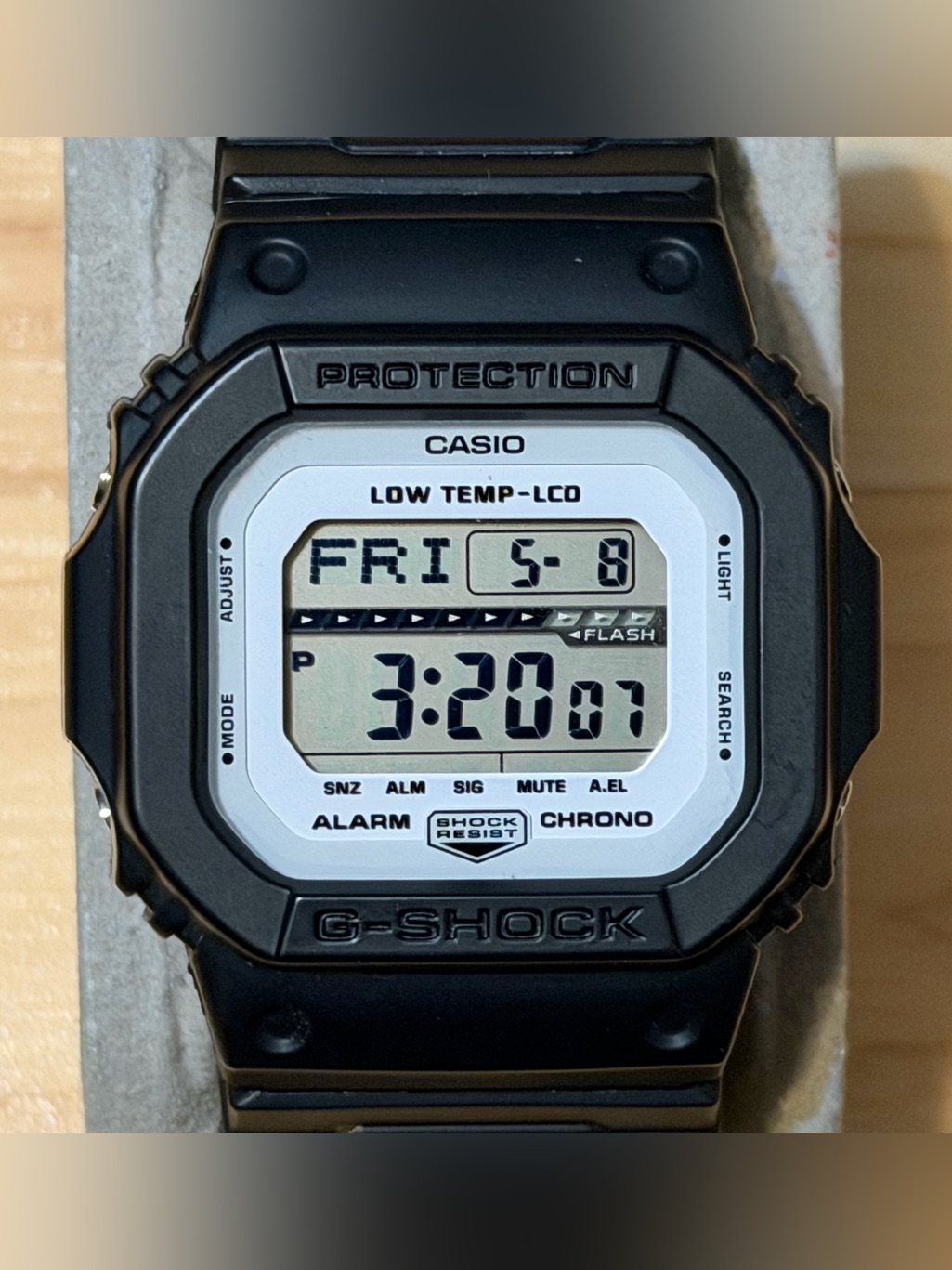 Casio GShock Gls5600cl1 GLide Low Temp Resist Nylon Band Digital Watch 5600